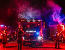 BRAŃSZCZYK: Tak się cieszą z nowego wozu strażackiego (FOTO)