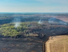 Strażacy z Wyszkowa ruszyli do walki z pożarem w Biebrzańskim Parku Narodowym (FOTO)
