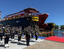 ORP Jerzy Różycki zwodowany (FOTO)